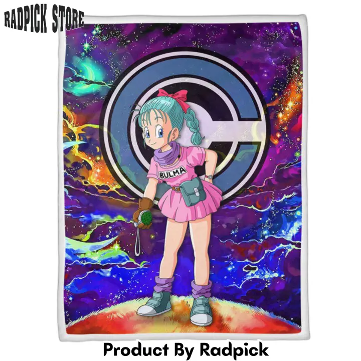 Dragon ball bulma blanket custom anime galaxy style  rp0151691